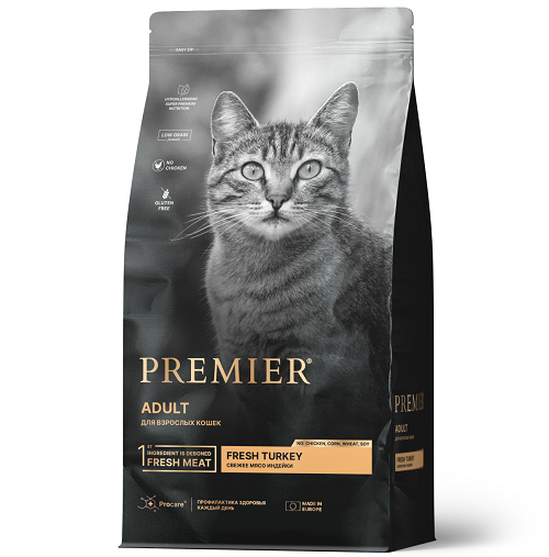 PREMIER для КОШЕК Свежая индейка