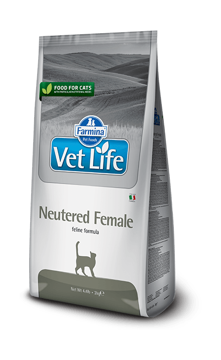 FARMINA VET LIFE Neutered Female Полнорационное и сбалансиров. питание для стерилизов. кошек