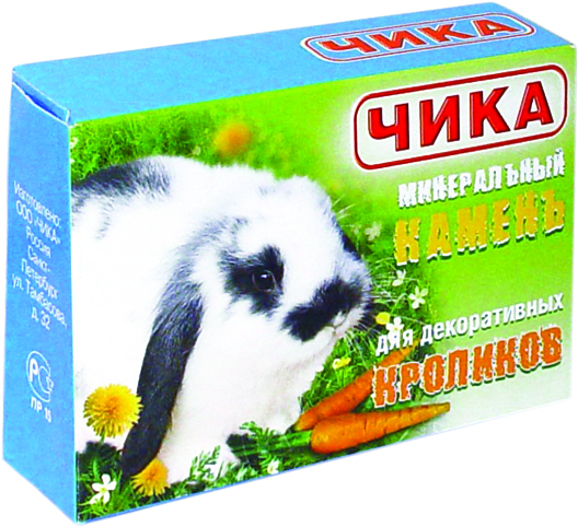 ЧИКА Минеральный камень для кроликов, 35 гр