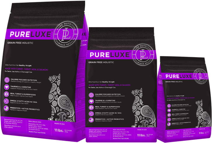 PURELUXE для взрослых кошек с индейкой