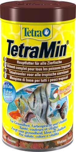 TetraMin Корм для всех видов рыб в виде хлопьев 