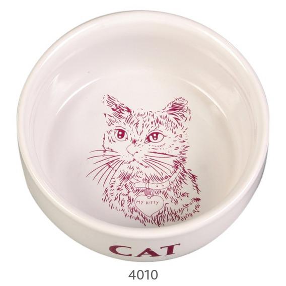 TRIXIE 4010 Миска фарфоровая для кошки, 11 см