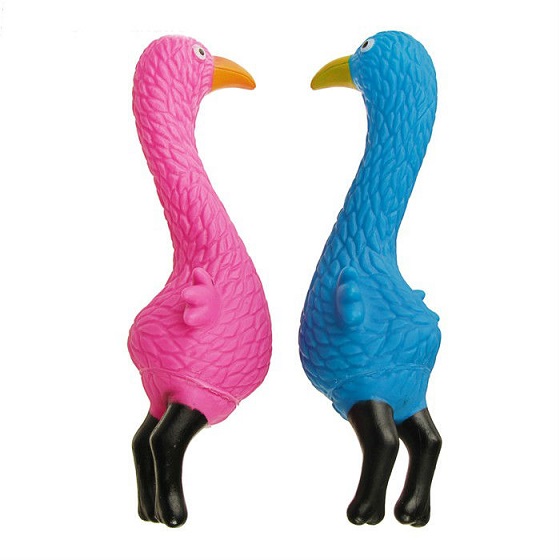 2838843 Игрушка пищащая "Фламинго",  22,5 см