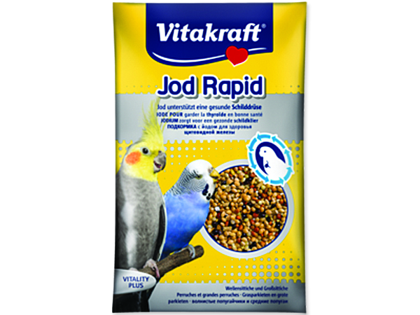 VITAKRAFT Подкормка для волнистых попугаев для зоба птицы (ЙОД), 20 гр