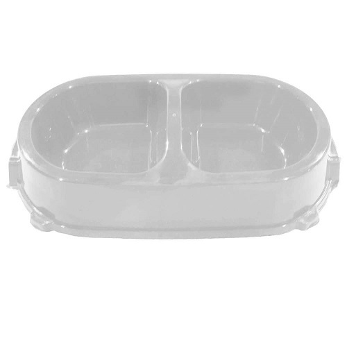 FAVORITE Миска пластиковая двойная нескользящая 0,45 л