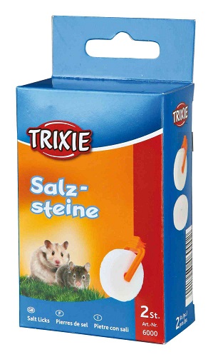 TRIXIE 6000 Соль-лизунец c держателем, 2*54 гр