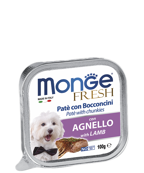 Monge DOG Fresh Консервы для собак ягненок, 100 гр