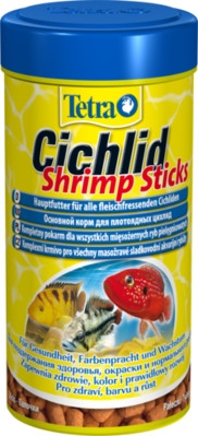 TETRACichlid Shrimpsticks Корм в палочках с креветками для всех видов цихлид, 250 мл