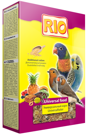 RIO Универсальный мягкий корм для всех видов птиц, 350 гр.