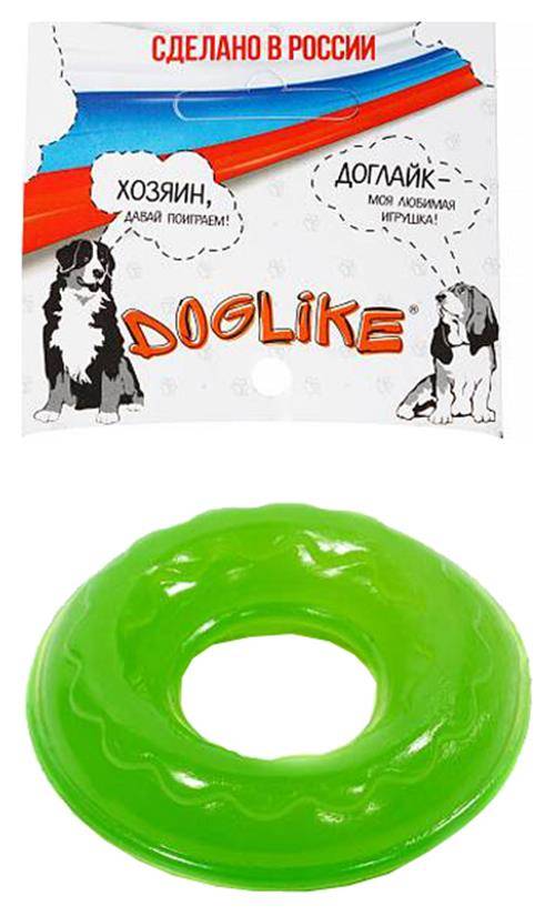 ДОГЛАЙК Игрушка для собак КОЛЬЦО Космос МИНИ