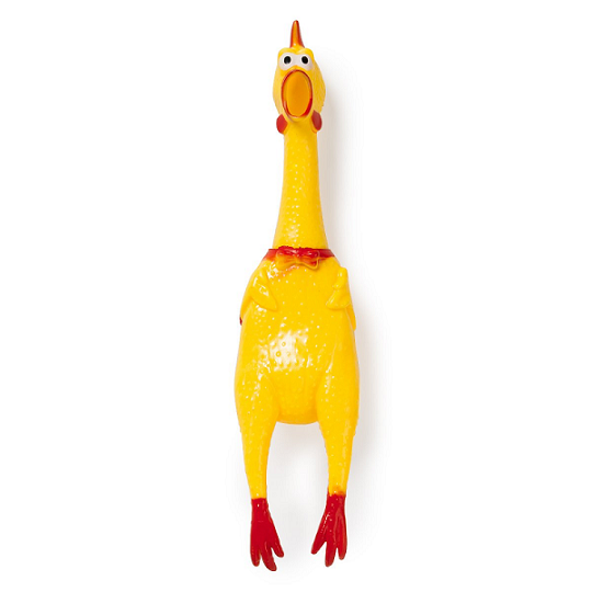 752123 Игрушка д/собак "Задумчивая курица", 28 см
