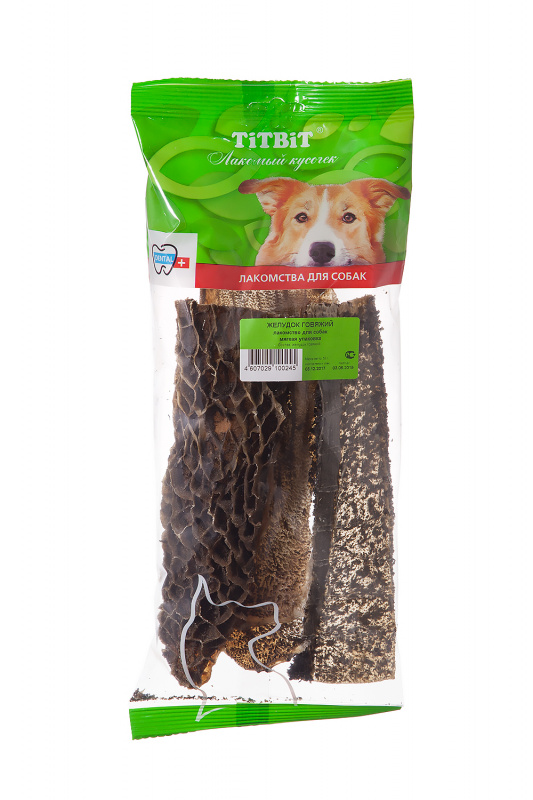 TITBIT ЖЕЛУДОК ГОВЯЖИЙ - мягкая упаковка