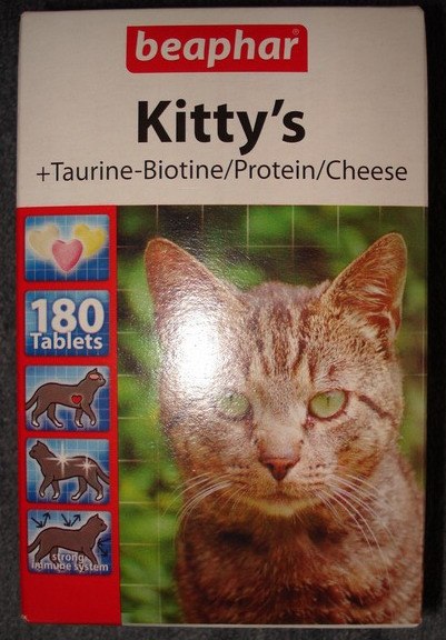 BEAPHAR Kitty's MIX Комплекс витаминов для кошек, 180 шт.
