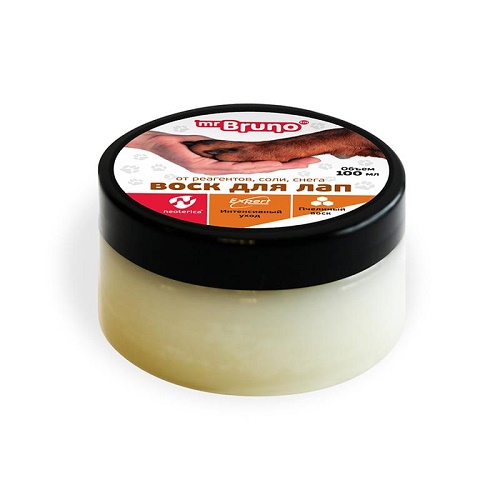 Мистер Бруно ВОСК для лап собак, 100 мл