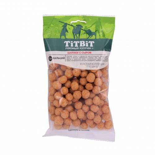 TITBIT Шарики с сыром, 95 гр