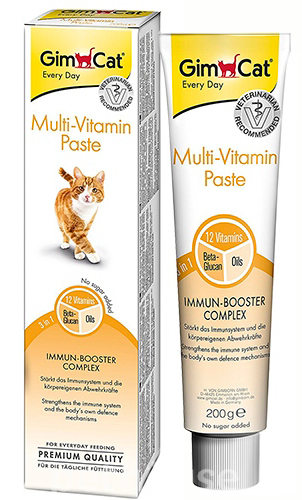 GIMPET Multi-Vitamin Витаминизированная паста для кошек, 100 гр.