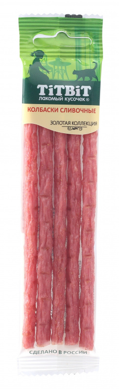 TITBIT Колбаски для Кошек Сливочные, 30 гр
