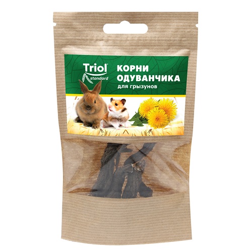 TRIOL Standard лакомство для грызунов, Корни одуванчика, 10 гр
