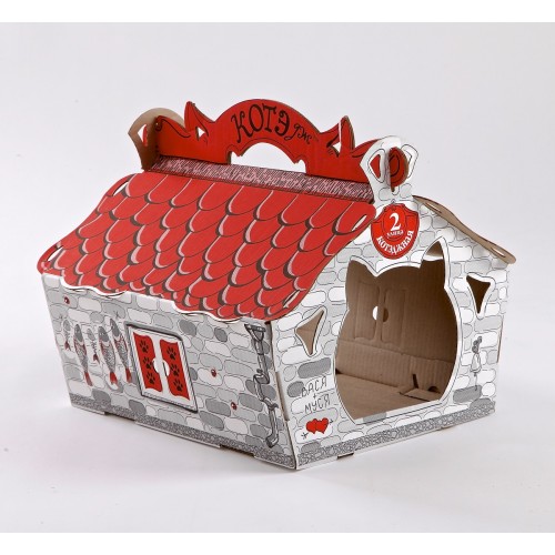 Картонный домик КОТЭДЖ, 420*340*316