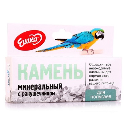 ЕШКА Минеральнй Камень с ракушечником для попугаев