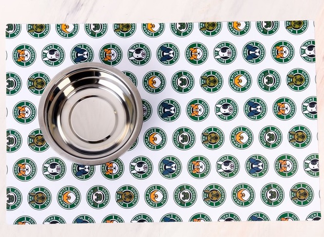 4087863 Коврик под миску "StarDog" 43*28 см