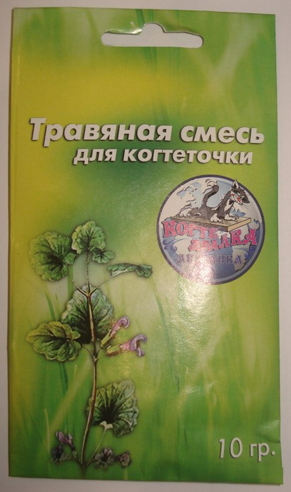 Травяная смесь для когтеточки КОГТЕДРАЛКА ДОМАШНЯЯ