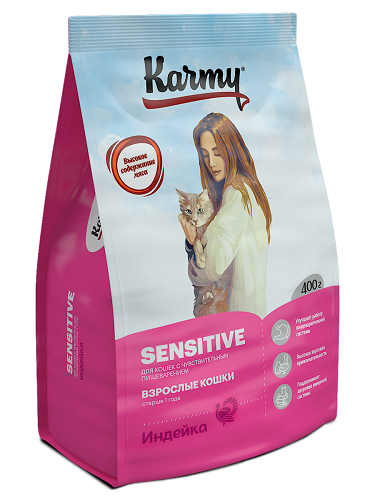 KARMY Cat Sensitive Индейка