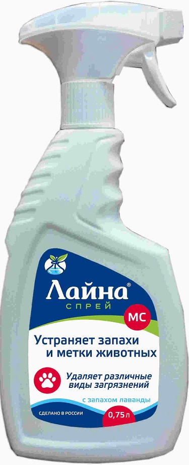Лайна, дезинфицирующее моющее средство с запахом лаванды 750 мл