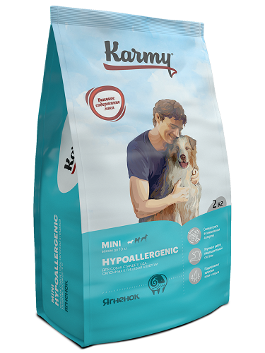 KARMY Dog Hypoallergenic mini, Ягненок