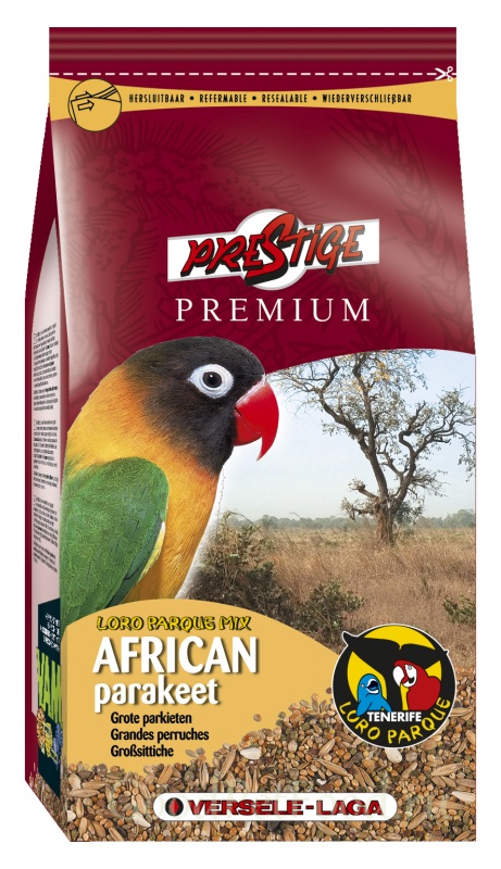 VERSELE-LAGA Premium African Parakeet Loro Parque Mix Корм для средних попугаев, 1 кг
