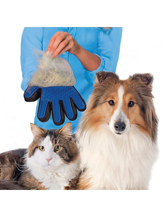 OSSO Пш-1001 Перчатка для вычесывания шерсти домашних животных