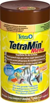 TetraMenu Корм для всех видов рыб "4 ВИДА" мелких хлопьев