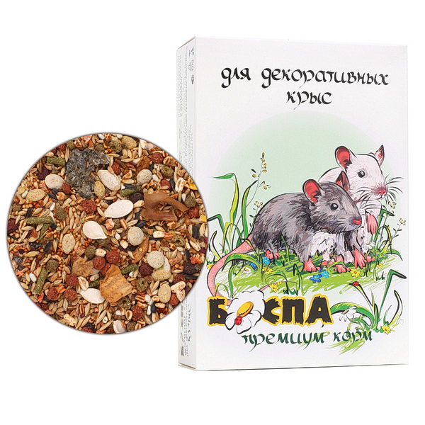 Боспа Премиум Корм д/декоративных крыс 450 г