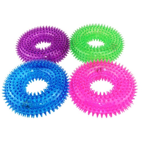 DOGMAN Кольцо пищащее светящееся, 12 см