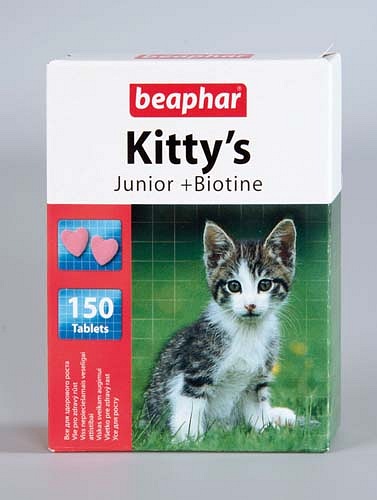 BEAPHAR Kitty's Junior Комплекс витаминов для котят, 150 шт.