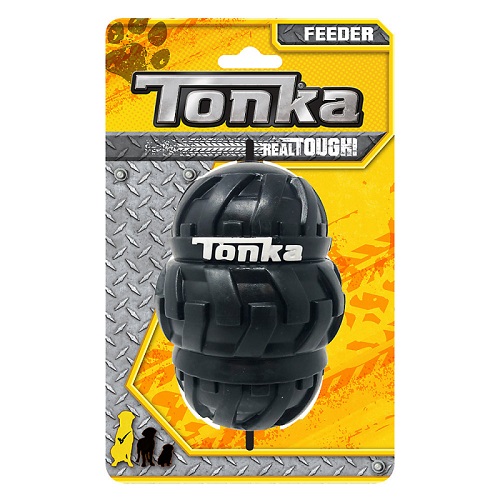 TONKA 5334 Игрушка-дозатор для лакомств тройной, черный, 12.7 см