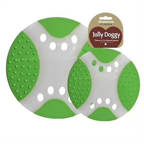 ROSEWOOD Игрушка для собак Летающая тарелка, зеленая, 23 см
