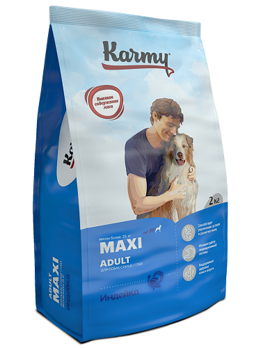 KARMY Dog Maxi Adult , Индейка