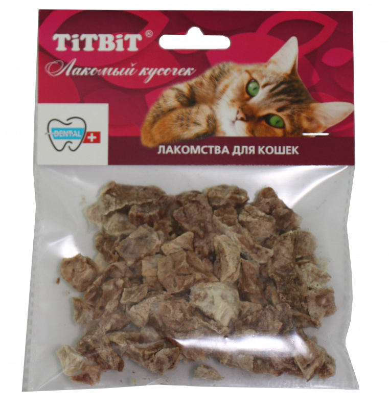 TITBIT ЛЕГКОЕ ГОВЯЖЬИ МИНИ для кошек - мягкая упаковка
