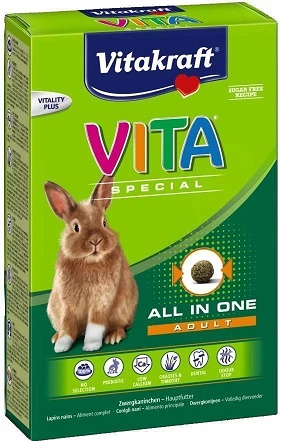 VITAKRAFT 25314 Vita Special Корм специальный для кроликов, 600 гр.