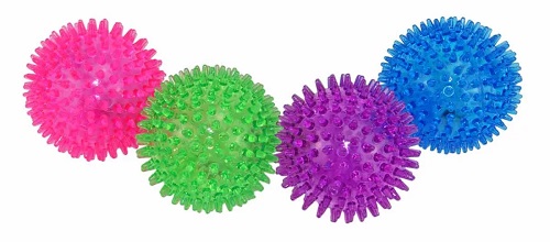 DOGMAN Мяч пищащий светящийся, 8,5 см