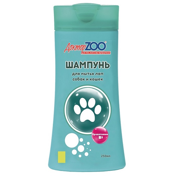 ДОКТОР ZOO Шампунь для мытья лап, 250 мл