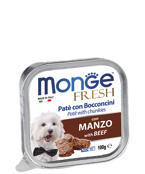 Monge DOG Fresh Консервы для собак говядина, 100 гр