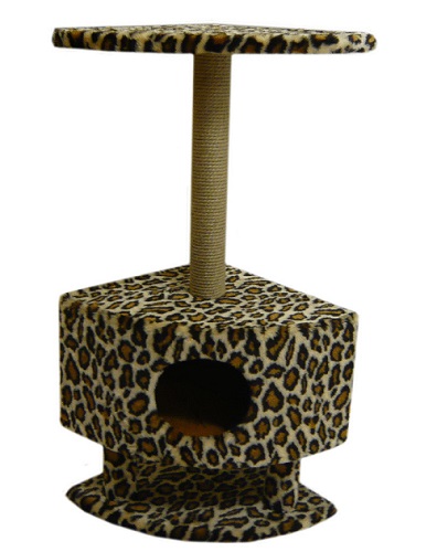 ПУШОК Домик угловой на подставке