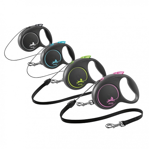 Рулетка FLEXI BLACK DESIGN, трос