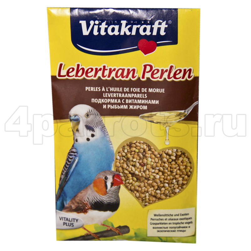 VITAKRAFT Подкормка для волнистых попугаев для укрепления иммунитета, 20 гр