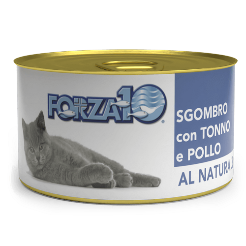 FORZA 10 AL NATURE Скумбрия с тунцом и курицей 75 гр дополняющий корм для кошек