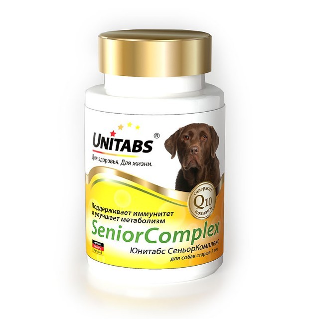 Unitabs SeniorComplex для собак старше 7 лет, 100 табл.