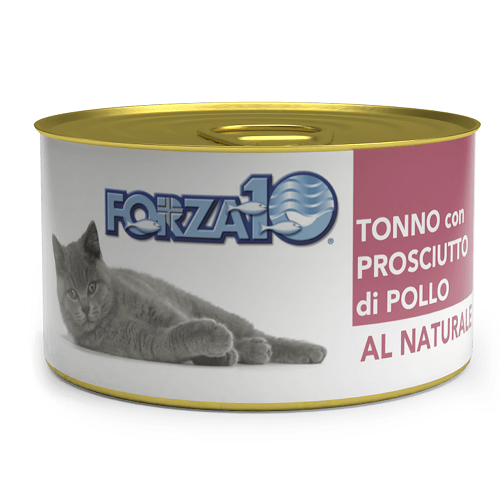 FORZA 10 AL NATURE Тунец с куриной ветчиной 75 гр повседневный корм для кошек