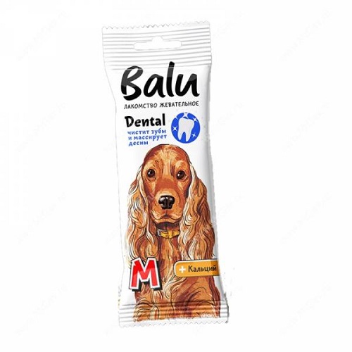 BALU Лакомство жевательное DENTAL для средних собак, M, 36 г